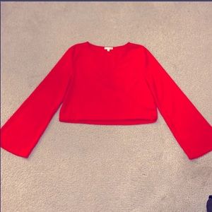 Ladies Gianni Bini Red Crop Top